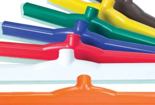 Jaladores de Hule Espuma para Pisos Base Plástica Hygienic | Medida 45-cm · Azul | El Castor | FI45-B