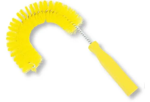 Escobillón Curvo para Tuberías | Amarillo | El Castor | 41100EC04
