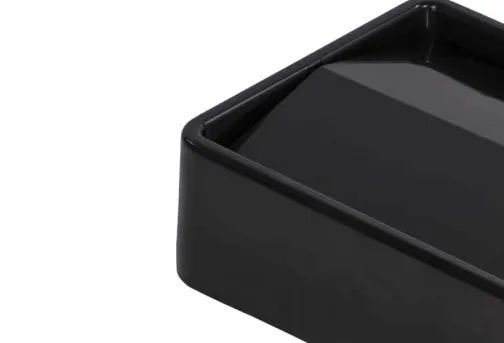 Tapa de Bote de Basura Rectangular Trimline™ | Negro | El Castor | TTL-023.